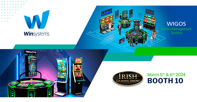 Win Systems will showcase its innovative solutions at the Irish Gaming Show