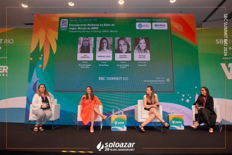Empoderando as Mulheres nos Jogos, uma das palestras para promover a igualdade de gênero na SBC Rio 2024