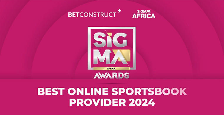 BetConstruct obtiene el prestigioso premio al mejor proveedor de apuestas deportivas en línea en SiGMA África 2024