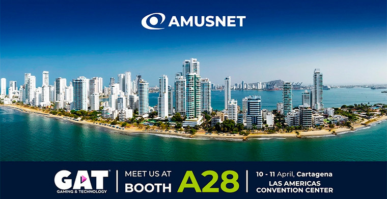 Amusnet en la 25ª edición de GAT Cartagena: Impulsando la excelencia como proveedor de soluciones para todos los casinos