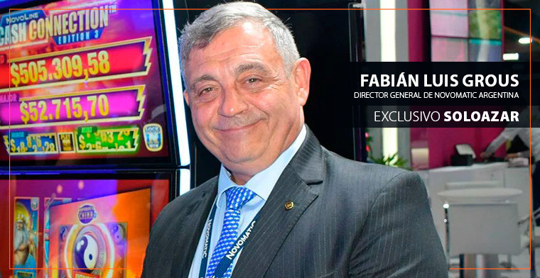 Fabián Grous repasa los principales productos que NOVOMATIC presentó en SAGSE