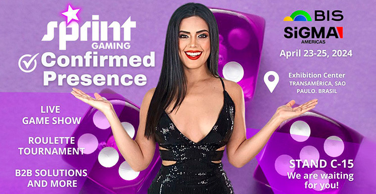 Sprint Gaming will participate with Game Show and Live Roulette Tournament in BIS SIGMA AMERICA