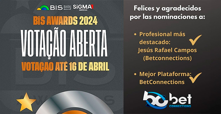 Betconnections recibe Prestigiosas Nominaciones en los BIS Awards 2024