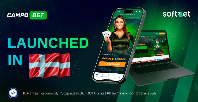 Soft2Bet presenta Campobet.dk: su último casino y apuestas deportivas en Dinamarca