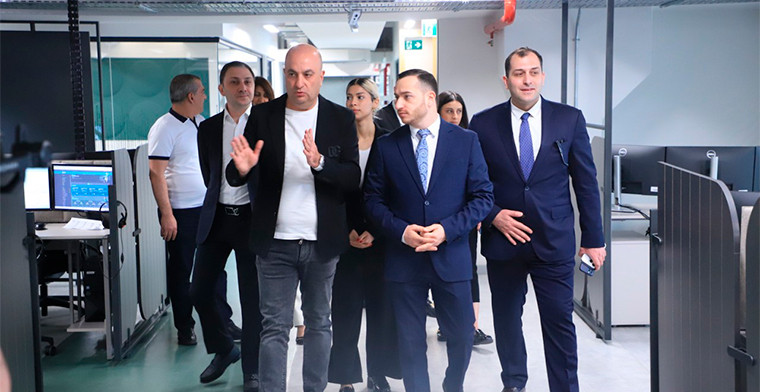 Minister Mkhitar Hayrapetyan visited Digitain