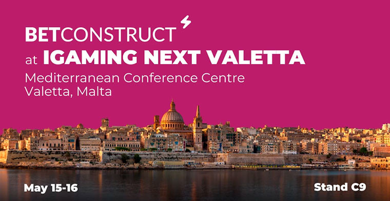 BetConstruct to Take Part in iGaming Next Valletta 2024