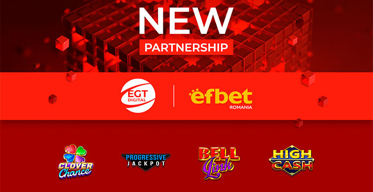 EGT Digital has extended its partnership with efbet for Romania