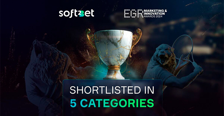 Soft2Bet’s Betinia shortlisted in five categories of the EGR Marketing and Innovation Awards