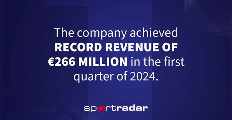 Sportradar informa los resultados financieros y operativos del primer trimestre de 2024