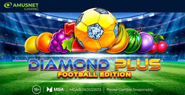 La locura del fútbol está lista para comenzar con la última video tragamonedas de Amusnet, Diamond Plus Football Edition