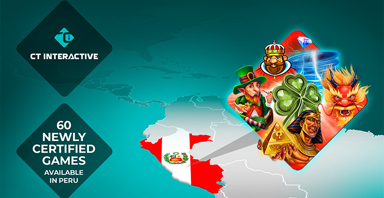 CT Interactive certifica 60 juegos y Hot Luck Jackpot para Perú