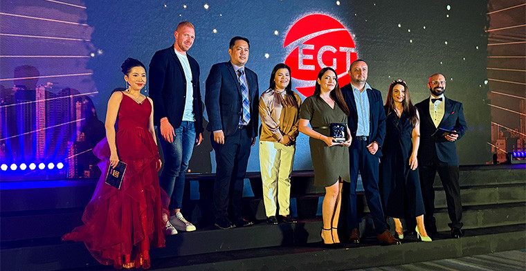 EGT se llevó el premio “Mejor máquina de juego terrestre 2024” de los premios SIGMA Asia