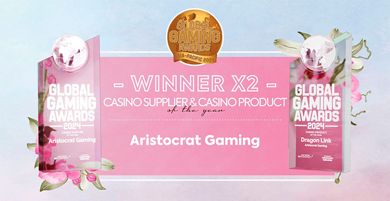 La industria honra a Aristocrat Gaming™ como proveedor de casinos del año en los Global Gaming Awards Asia-Pacific 2024