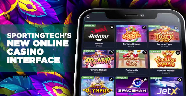 Sportingtech presenta un nuevo y elegante aspecto de casino en linea que mejora la experiencia del jugador