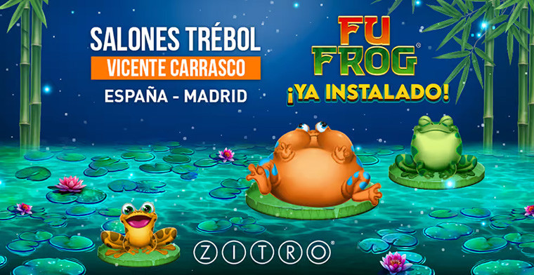 Las ranas de Fu Frog ya cautivan en los Salones Trébol