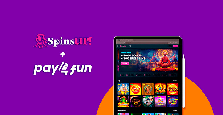 Pay4Fun: New integration with SpinsUP