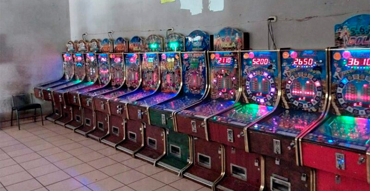 Aseguradas mil 528 máquinas tragamonedas en México