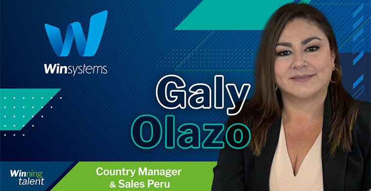Galy Olazo Torres se une a Win Systems como Gerente de País y Ventas en Perú