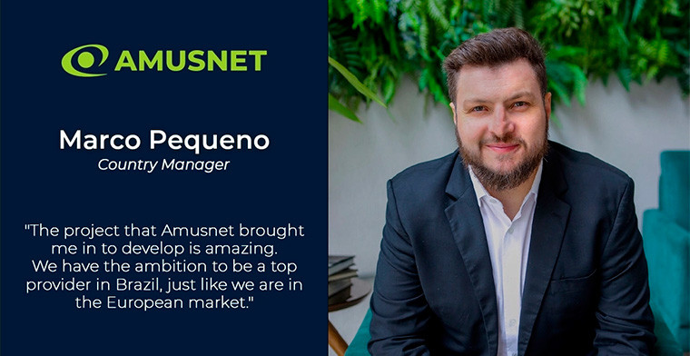 Amusnet se afianza en Brasil con el nombramiento de Marco Pequeno como Gerente del País