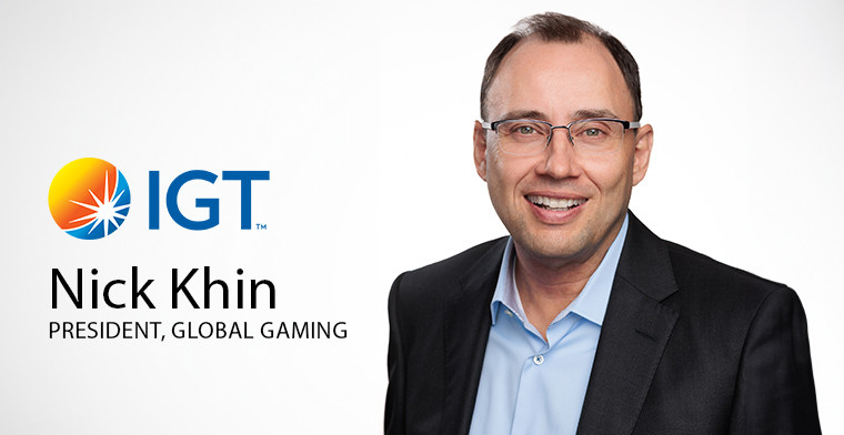 IGT Appoints Nick Khin as President, Global Gaming
