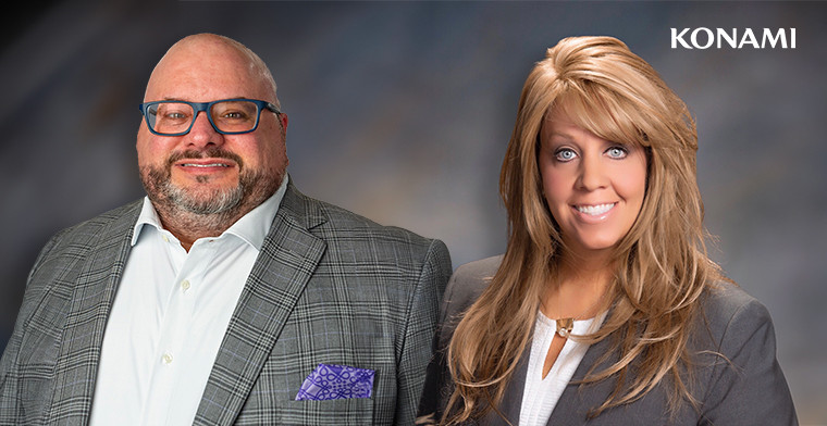Konami Gaming, Inc.’s Lori Olk and Scott Mineo promoted to executive leadership