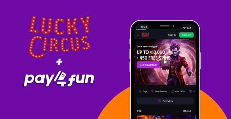 New partnership for Pay4Fun: Lucky Circus