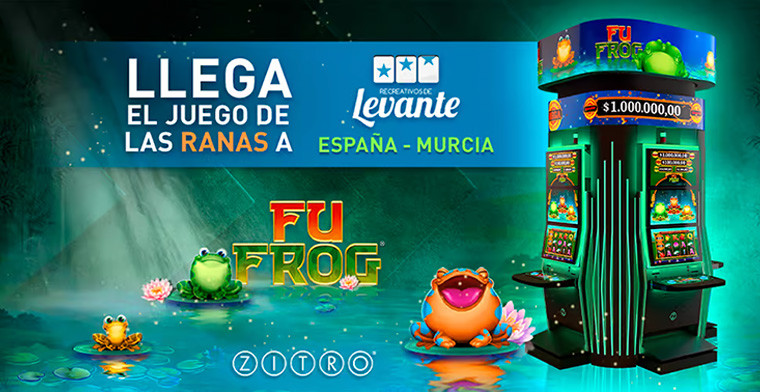 Fu Frog reparte suerte con sus ranas en Murcia