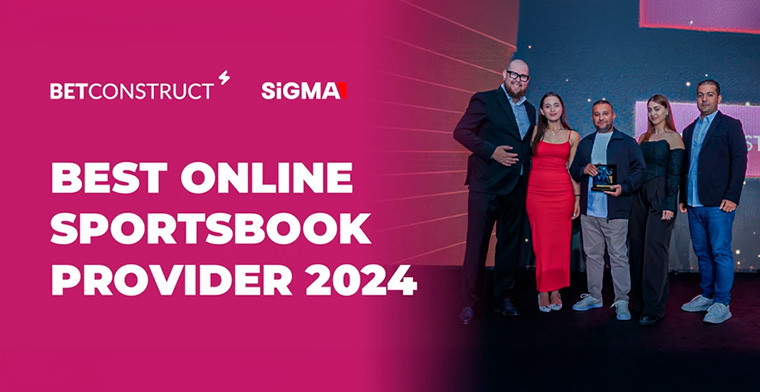 BetConstruct obtiene el título al mejor proveedor de apuestas deportivas en línea en los premios SiGMA East Europe Awards 2024