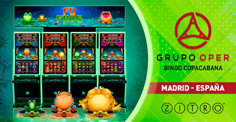 Las ranas de Zitro se divierten en el Bingo Copacabana