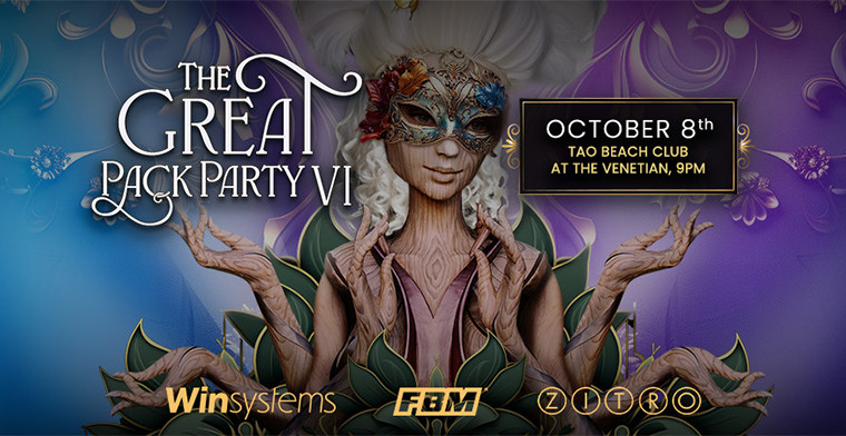 ¡La Great Pack Party está lista para deslumbrar a G2E Las Vegas con una exclusiva noche de máscaras!