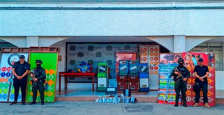 Coljuegos incautó elementos del juego ilegal denominado “24”