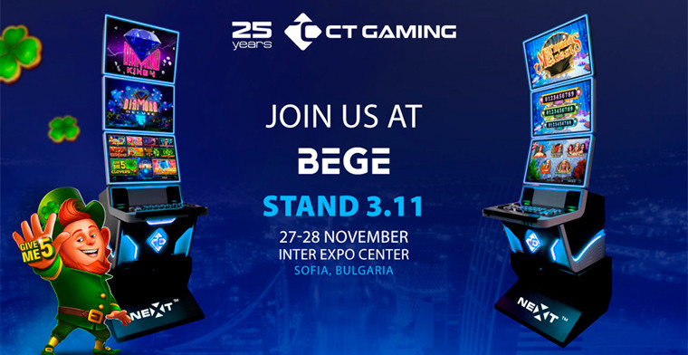 BEGE 2024: CT Gaming announced its participation to showcase its main products and systems