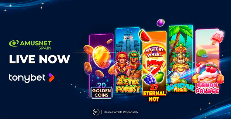 Amusnet amplía su presencia en el mercado español con Tonybet.es