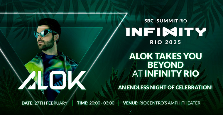 La Cumbre SBC de Río cerrará con broche de oro con el DJ Megastar Alok al frente de INFINITY Río