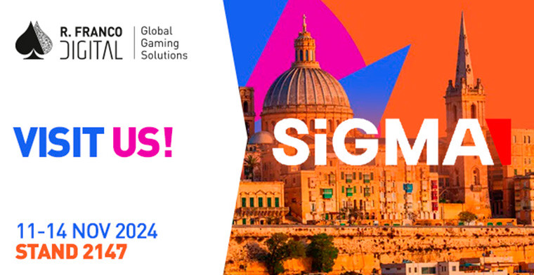 R. Franco Digital presentará su plataforma y su oferta de tragamonedas en SiGMA Europe