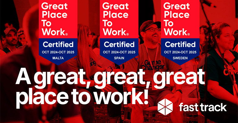 Fast Track Celebrates Third Year as a Great Place to Work Certified™ Tech Company