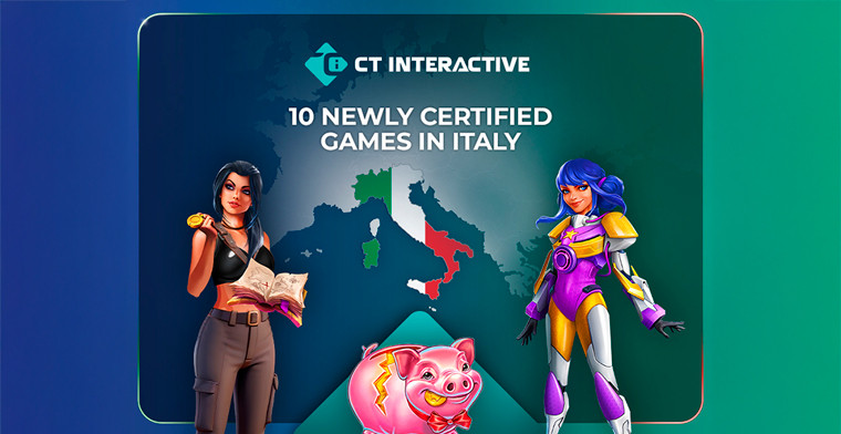 CT Interactive announces certification of new games for the Italian market