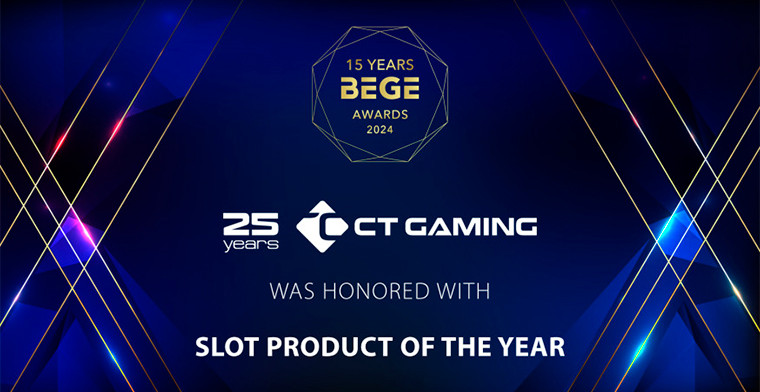 CT Gaming Wins Slot Game Product of the Year at BEGE Awards 2024