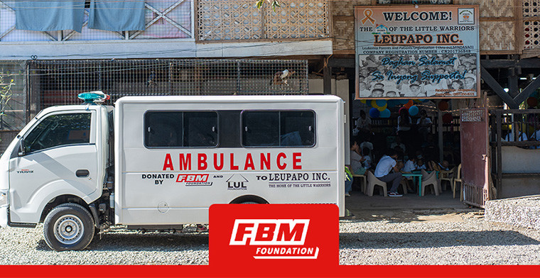FBM Foundation donates ambulance to enhance Leupapo Inc.’s health services