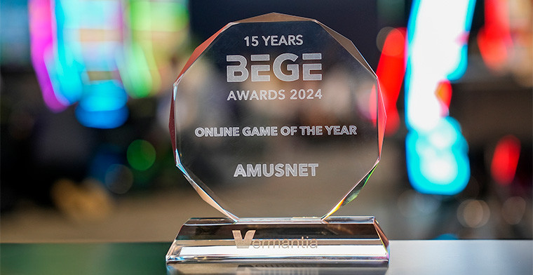 Amusnet’s Stoichkov #8 wins Online Game of the Year at the BEGExpo Awards 2024