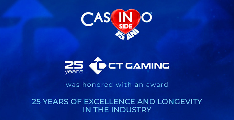 CT Gaming Honored at the 15th Edition of Casino Inside Awards