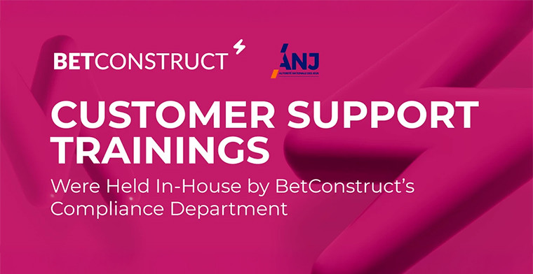 Customer Support Training for Responsible Gambling Commitment by Betconstruct