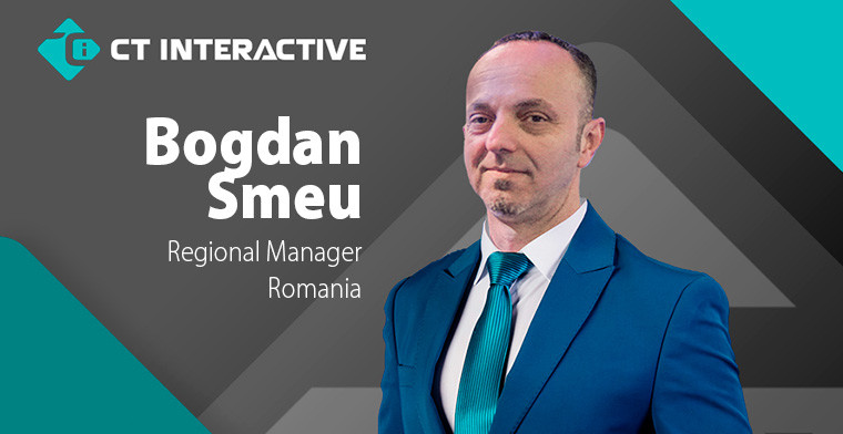 Bogdan Smeu joins CT Interactive as Regional Manager for Romania