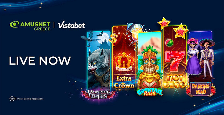 El juego online se redefine por la alianza entre Amusnet y Vistabet.gr en Grecia