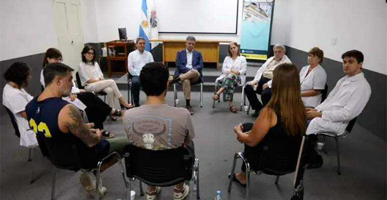 El Jefe de Gobierno de CABA visitó a jóvenes que tratan sus problemas por ludopatía