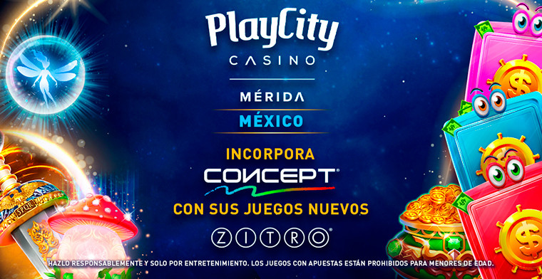 Zitro chegou ao PlayCity Casinos Merida com conceito e novos jogos