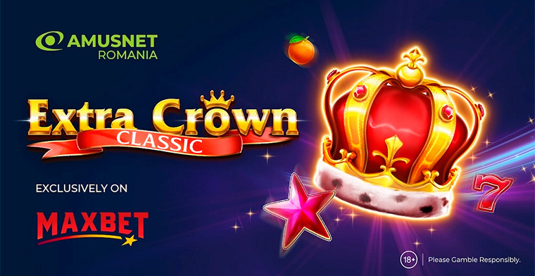 Amusnet presenta Extra Crown Classic exclusivamente en Maxbet.ro para jugadores rumanos