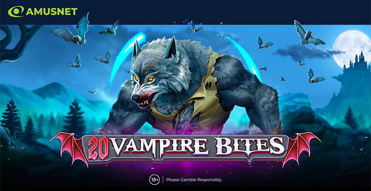 Step inside the Dark with 20 Vampire Bites: the new Amusnet slot adventure