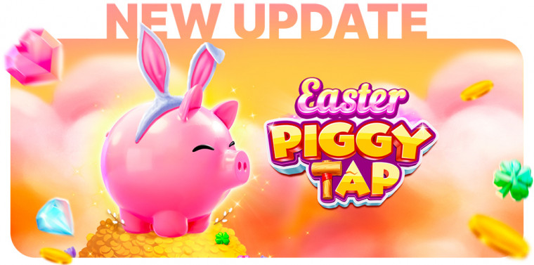Piggy Tap™ is dressed up for Easter - new skin is now available