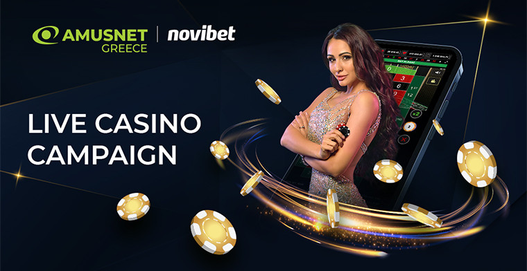 Amusnet une fuerzas con Novibet para lanzar una extensa campaña de marketing para su cartera de juegos de Casino en Vivo en Grecia